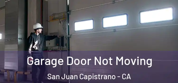  Garage Door Not Moving San Juan Capistrano - CA