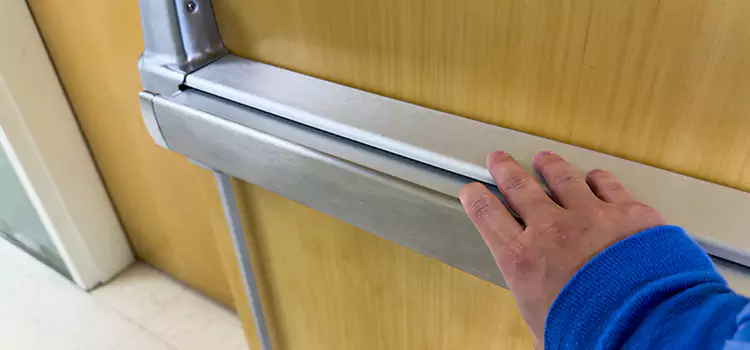 Installing a Push Bar on a Door San Juan Capistrano